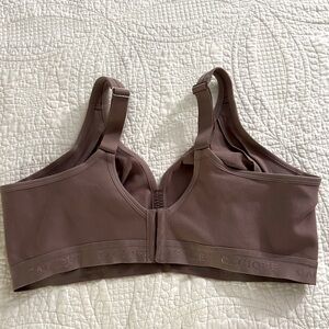 Cotton Unlined No-Wire Bra. Size 42DD. Deep Taupe. New but no tags